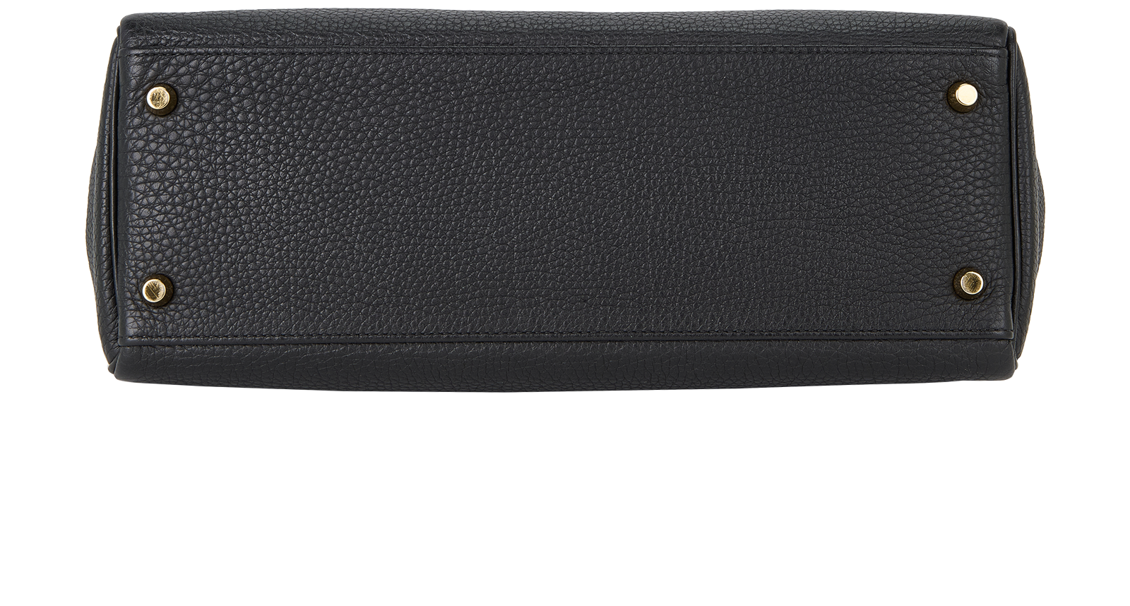 Hermes Kelly 32  In Retourne Fjord Noir, &pound;10,500, Handbags, Black, Leather, Top view